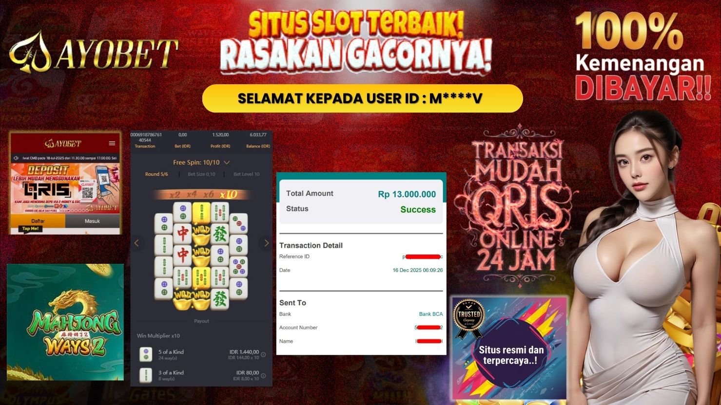 AYOBET JACKPOT SLOT MAHJONG WAYS 2
